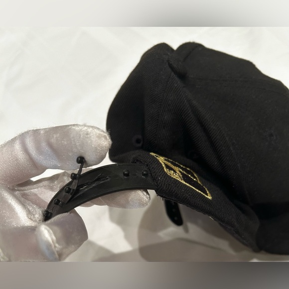 Raptors Youth Wool Cap Black with gold embroidery Adjustable - Picture 10 of 10